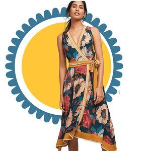 Anthropologie Maeve Botanica Dress, Size 8